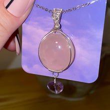 Load image into Gallery viewer, Rose Quartz x Amethyst Necklace