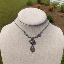 Load image into Gallery viewer, Purple Labradorite Mushroom Choker (Transformation & Trust)