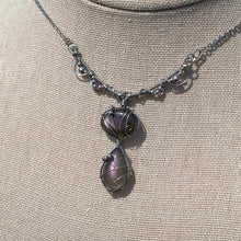 Load image into Gallery viewer, Purple Labradorite Mushroom Choker (Transformation & Trust)