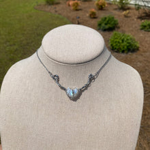 Load image into Gallery viewer, Rainbow Moonstone Moon Choker (Protection & Balance)