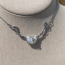 Load image into Gallery viewer, Rainbow Moonstone Moon Choker (Protection & Balance)