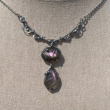 Load image into Gallery viewer, Purple Labradorite Mushroom Choker (Transformation & Trust)