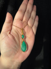 Load image into Gallery viewer, Double Malachite Necklace