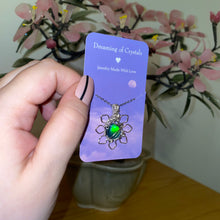 Load image into Gallery viewer, Aura Opal Flower Necklace