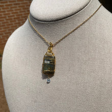 Load image into Gallery viewer, "Potion Bottle" Labradorite Necklace