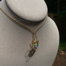 Load image into Gallery viewer, Aura/Aurora Opal Flower Necklace