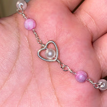 Load image into Gallery viewer, Pink Heart Bracelet
