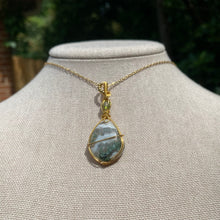 Load image into Gallery viewer, Moss Agate & Peridot Necklace