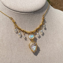 Load image into Gallery viewer, Rainbow Moonstone Choker (Hope &amp; Harmony)
