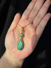 Load image into Gallery viewer, Double Malachite Necklace
