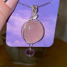 Load image into Gallery viewer, Rose Quartz x Amethyst Necklace
