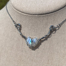 Load image into Gallery viewer, Rainbow Moonstone Moon Choker (Protection &amp; Balance)
