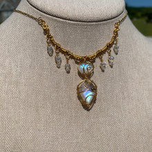 Load image into Gallery viewer, Rainbow Moonstone Choker (Hope &amp; Harmony)
