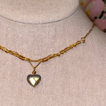 Load image into Gallery viewer, Yellow Labradorite Heart Choker
