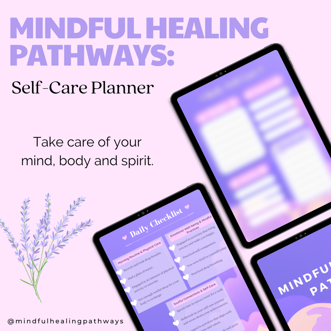 Mindful Healing Pathways: Daily Self-Care Planner