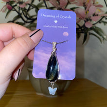 Load image into Gallery viewer, Blue Tigers Eye Necklace
