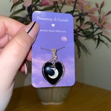 Load image into Gallery viewer, Obsidian x Mother of Pearl Necklace
