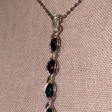 Load image into Gallery viewer, Black Opal Necklace (In Sterling Silver Wire - Rare)
