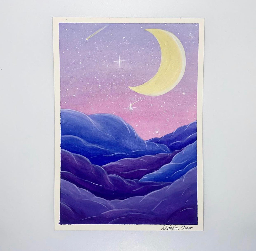 Moon In The Clouds - Original Artwork